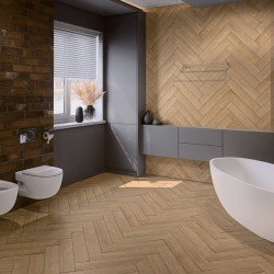 Кварцвиниловый SPC ламинат Damy Floor London Брайтон Brighton 5248-8 венгерская елка 615×123×4