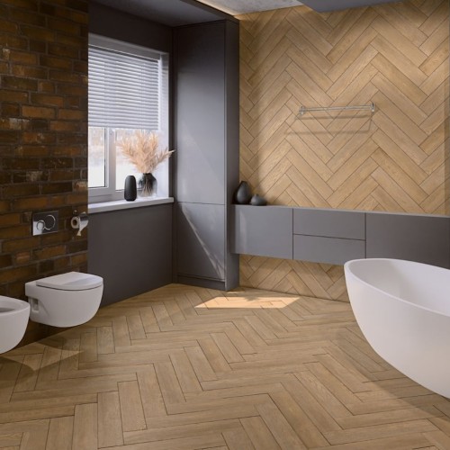Кварцвиниловый SPC ламинат Damy Floor London Брайтон 5248-8 венгерская елка 615×123×4,2