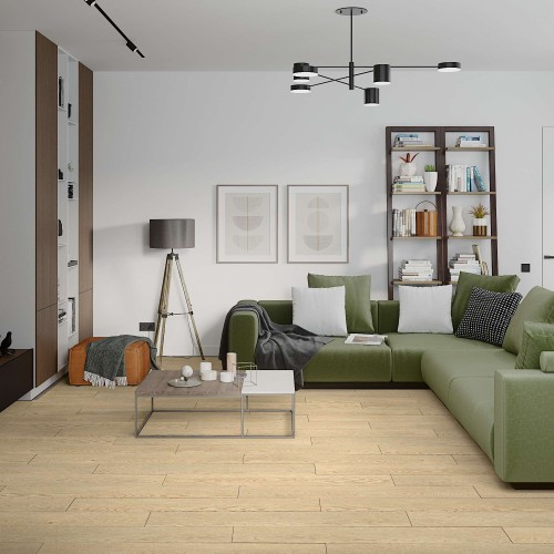 Кварцвиниловый SPC ламинат Damy Floor Family Дуб Латте 0030-2 1220×180×4