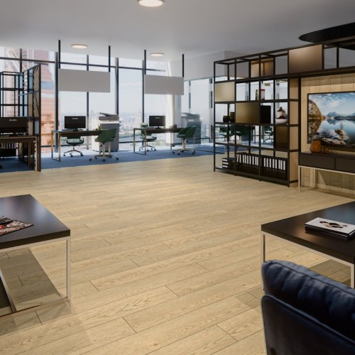 Кварцвиниловый SPC ламинат Damy Floor Family Дуб Латте 0030-2 1220×180×4