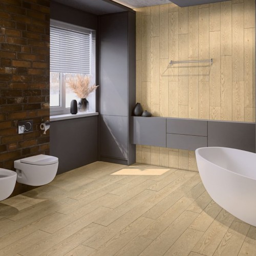 Кварцвиниловый SPC ламинат Damy Floor Family Дуб Латте 0030-2 1220×180×4