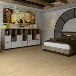 Кварцвиниловый SPC ламинат Damy Floor Family Дуб Латте Latte Oak 0030-2 1220×180×4