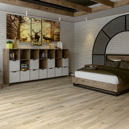 Кварцвиниловый SPC ламинат Damy Floor Family Дуб Кавказский 9531-2A 1220×180×4,2