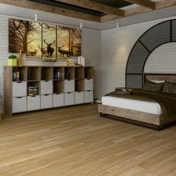 Кварцвиниловый SPC ламинат Damy Floor Family Дуб Медовый Honey Oak DF03-F 1220×180×4