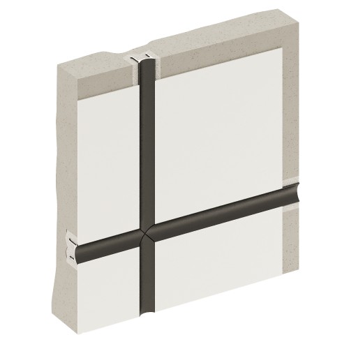 Профиль алюминиевый теневой разделительный Decaro D007A Black черный 3000×12,5×15 Профиль алюминиевый теневой разделительный Decaro D007A Black черный 3000×12,5×15