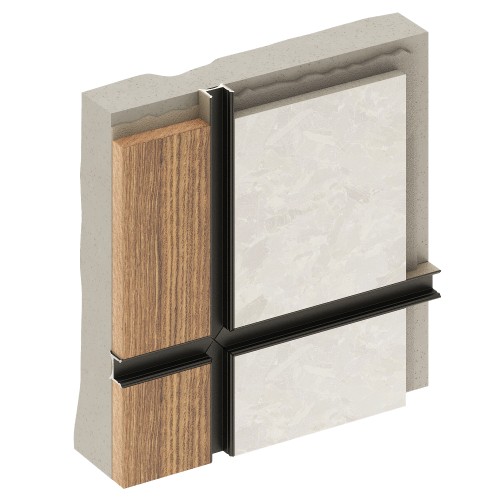 Профиль алюминиевый теневой разделительный Decaro D007A Black черный 3000×12,5×15 Профиль алюминиевый теневой разделительный Decaro D007A Black черный 3000×12,5×15