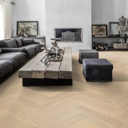 Инженерная доска Kahrs Дуб AB Creme White 111PABEKFVKE600 Calm венгерская елка 600×120×11