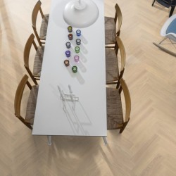 Инженерная доска Kahrs Дуб AB Creme White 111PABEKFVKE600 Calm венгерская елка 600×120×11