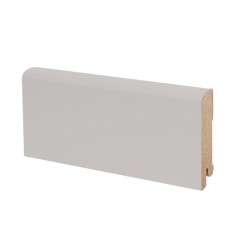 Плинтус МДФ крашеный Ликорн K-02 Светло-серый RAL 7035 2050×70×16