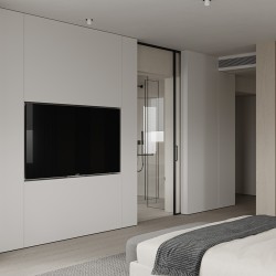 Профиль алюминиевый теневой разделительный Decaro D009A Black черный 3000×5×10