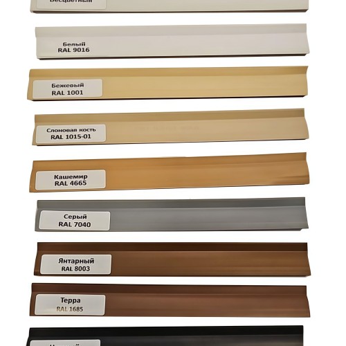 Уплотнитель для плинтуса МДФ TeckWood Белый RAL 9016, 9 м