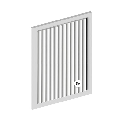 Стеновая панель под покраску Hiwood LV139 LONG NP 3000×120×12