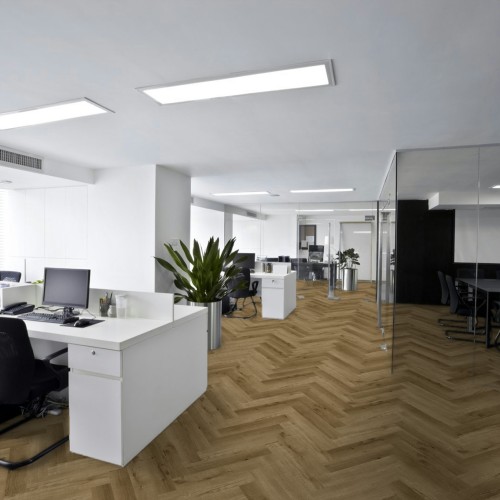 Кварцвиниловая плитка Fargo клеевая Parquet LVT Дуб Робуста 22-81996-9 венгерская елка 595×119×2,5