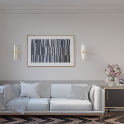 Потолочный плинтус под покраску Cosca Decor KX005 2000×69×71