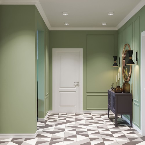 Потолочный плинтус под покраску Cosca Decor KX012 2000×80×80