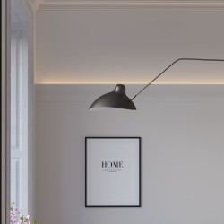 Потолочный плинтус под покраску Cosca Decor KX012 2000×80×80