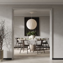 Потолочный плинтус под покраску Cosca Decor KX064 2000×80×84