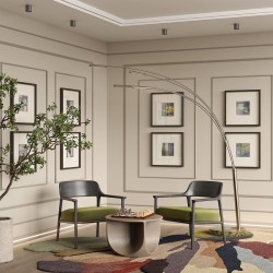 Потолочный плинтус под покраску Cosca Decor KX081 2000×100×60