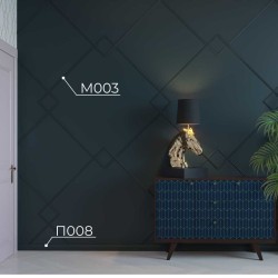 Плинтус под покраску Cosca Decor Экополимер PX008 2000×70×15