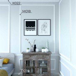 Молдинг под покраску Cosca Decor MX018 2000×45×20
