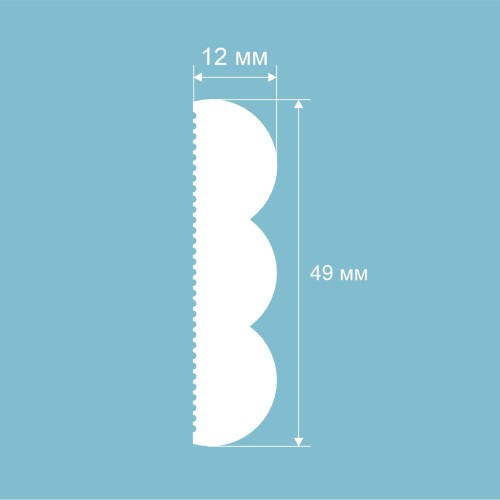 Молдинг под покраску Cosca Decor MX052 2000×49×12