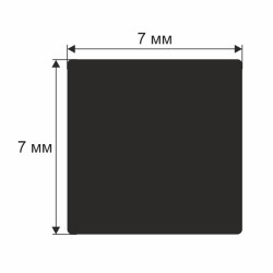 Рейка декоративная под покраску Cosca Decor RX013 2000×7×7