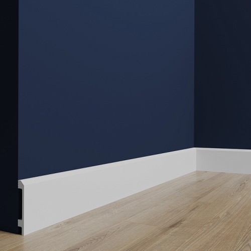 Плинтус под покраску Европласт U.6.53.119 2000×100×16 Плинтус под покраску Европласт U.6.53.119 2000×100×16