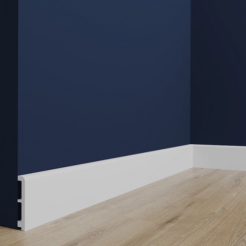 Плинтус под покраску Европласт 6.53.124 2000×100×18 Плинтус под покраску Европласт 6.53.124 2000×100×18