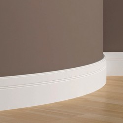 Плинтус под покраску гибкий Европласт 1.53.103 2000×109×14