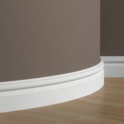 Плинтус под покраску гибкий Европласт 1.53.109 2000×98×16