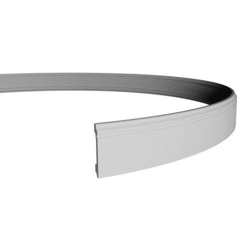 Плинтус под покраску гибкий Европласт 1.53.112 2000×80×13 Плинтус под покраску гибкий Европласт 1.53.112 2000×80×13