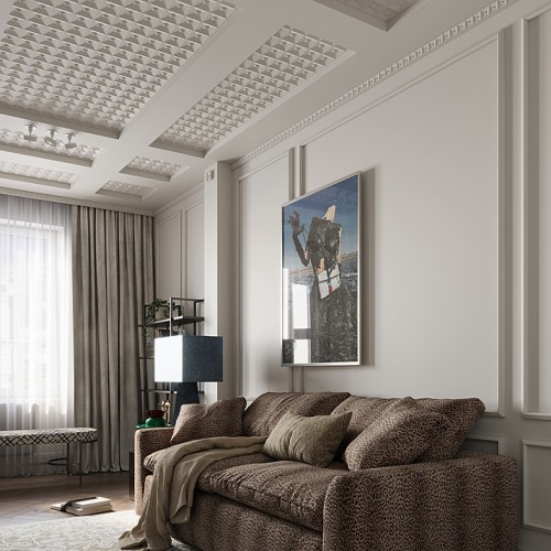 Стеновая панель под покраску Европласт 1.59.817 500×500×20 Стеновая панель под покраску Европласт 1.59.817 500×500×20