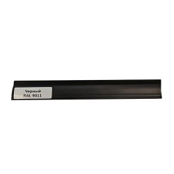 Уплотнитель для плинтуса МДФ TeckWood Черный RAL 9011, 9 м