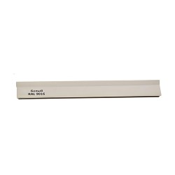 Уплотнитель для плинтуса МДФ TeckWood Белый RAL 9016, 9 м