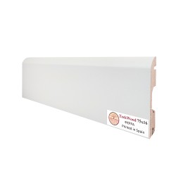 Плинтус МДФ ламинированный TeckWood Ферра 2000×75×16