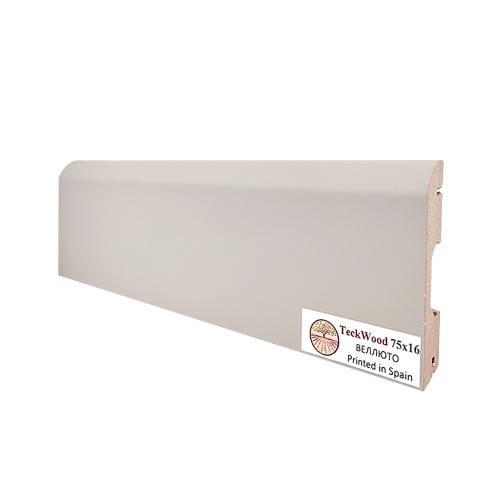 Плинтус МДФ ламинированный TeckWood Веллюто 2000×75×16