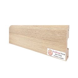 Плинтус МДФ ламинированный TeckWood Дуб Голд 2000×75×16