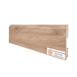 Плинтус МДФ ламинированный TeckWood Дуб Крафт 2000×75×16