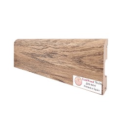 Плинтус МДФ ламинированный TeckWood Дуб Кинг 2000×75×16