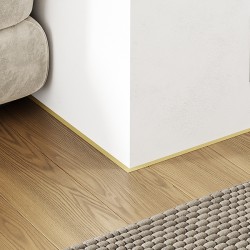 Микроплинтус алюминиевый Modern Decor RAL 1001 Бежевый 48-97-88 2500×6×11