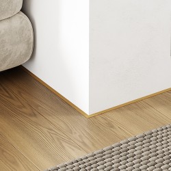 Микроплинтус алюминиевый Modern Decor RAL 1011 Коричнево-бежевый 49-32-11 2500×6×11