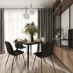 Кварцвиниловый SPC ламинат AlixFloor City Line Дуб Дымчатый Темный ALX3020-4 1220×183×5