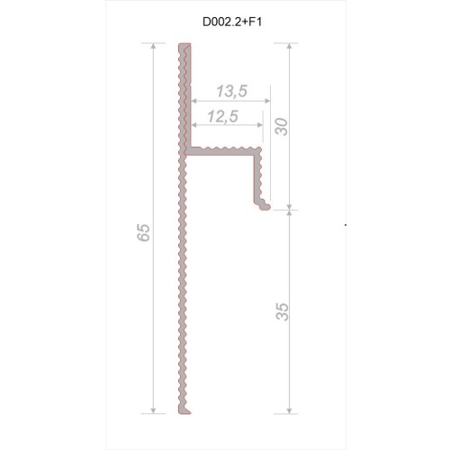 Плинтус алюминиевый теневой с подсветкой Decaro Regulated Черный D002.2A Black/F1A Black 2000×65×13,5 Плинтус алюминиевый теневой с подсветкой Decaro Regulated Черный D002.2A Black/F1A Black 2000×65×13,5