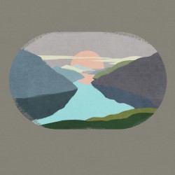 Панно Luna Круиз Путешествие в интерьере Закат CRZ2 005 3×2