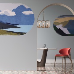 Панно Luna Круиз Путешествие в интерьере Фьорды CRZ2 006 3×2