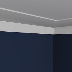 Потолочный плинтус под покраску Европласт 6.50.804 2000×86×140
