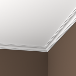 Потолочный плинтус под покраску Европласт 1.50.115 2000×46×49