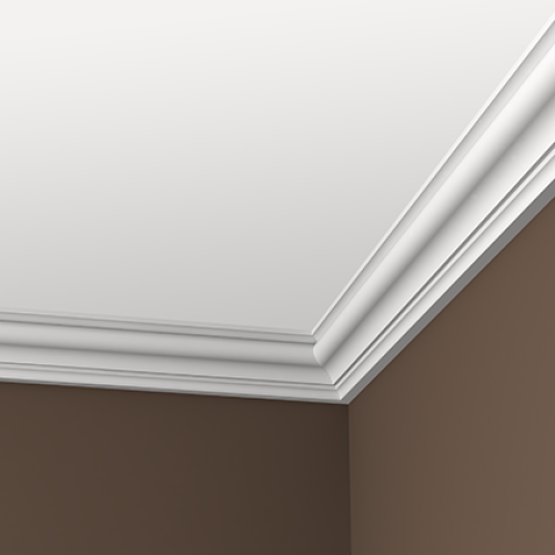 Потолочный плинтус под покраску Европласт 1.50.129 2000×74×85 Потолочный плинтус под покраску Европласт 1.50.129 2000×74×85
