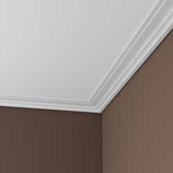Потолочный плинтус под покраску Европласт 1.50.296 2000×110×35