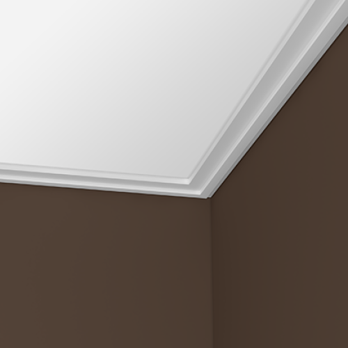 Потолочный плинтус под покраску Европласт 1.50.298 2000×40×13